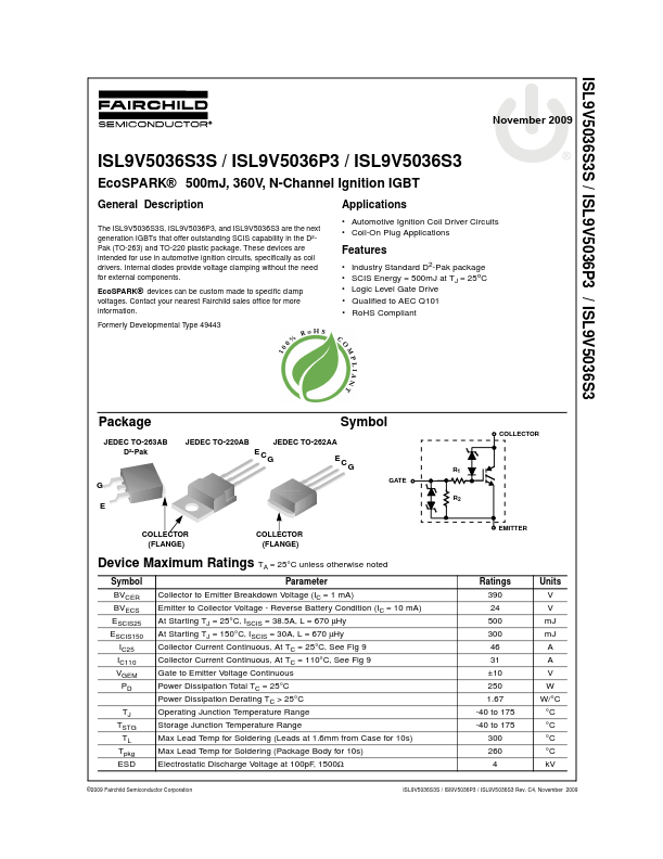 ISL9V5036S3S