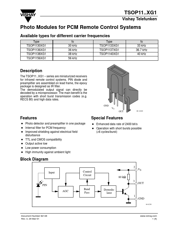 TSOP1237XG1