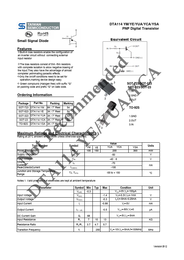 DTA114YM