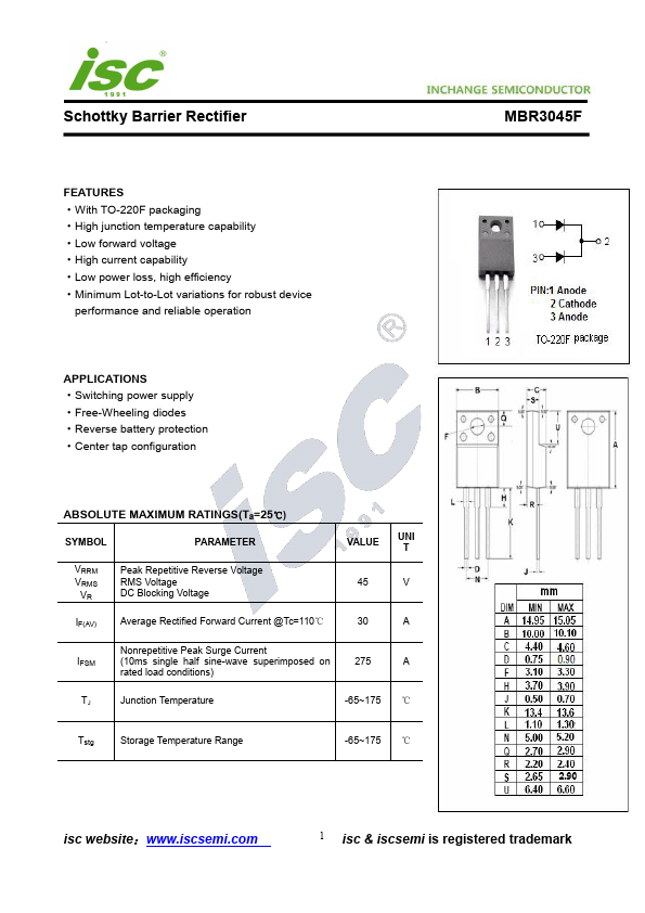 MBR3045F