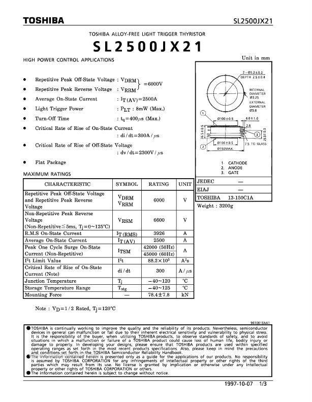 SL2500JX21