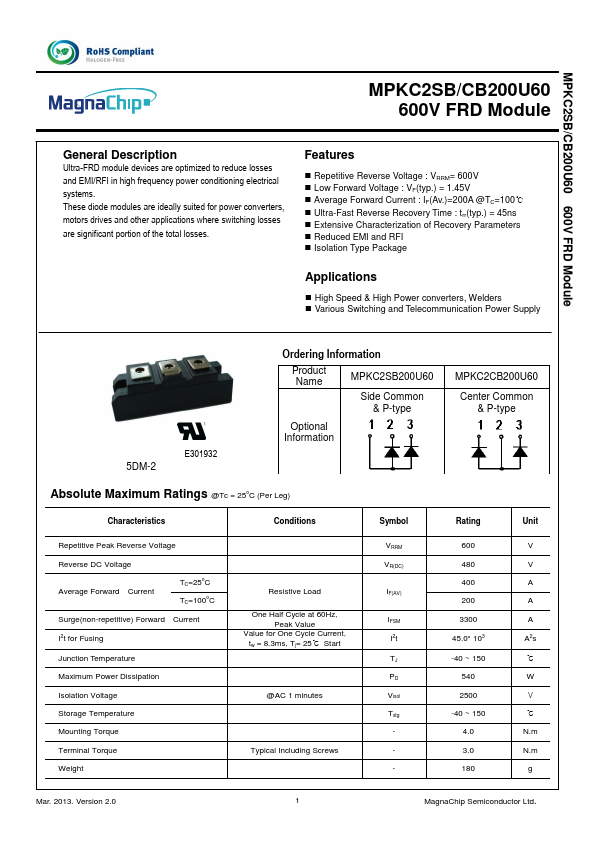 MPKC2SB200U60