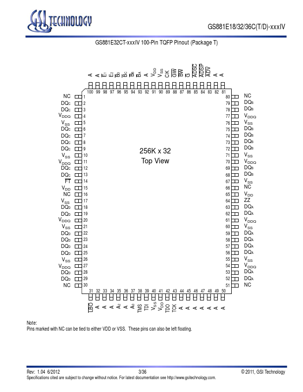 GS881E18CGT-xxxIV