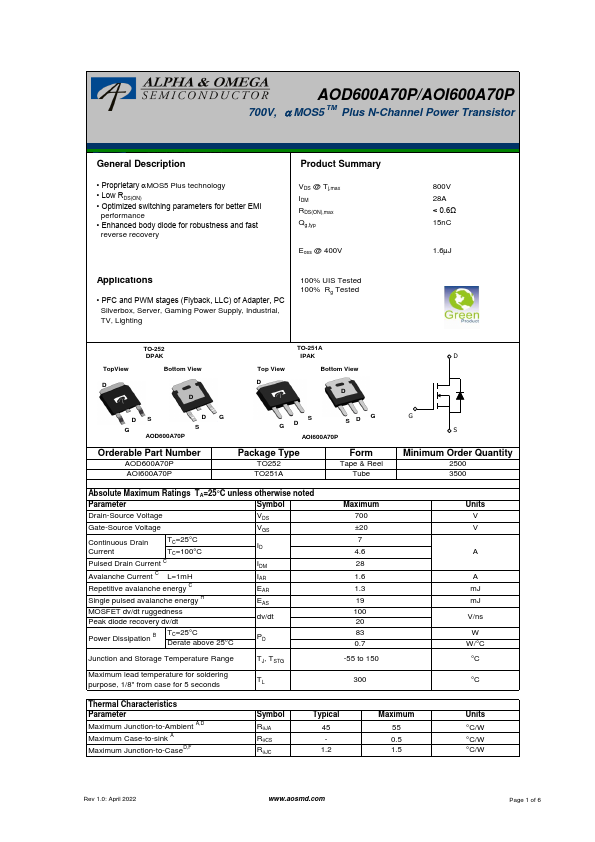 AOI600A70P