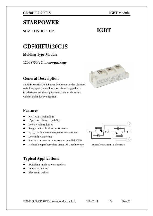 GD50HFU120C1S Datasheet Preview