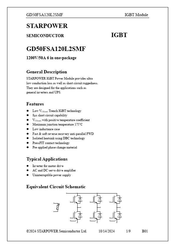 GD50FSA120L2SMF Datasheet Preview