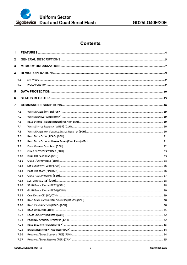 datasheet Preview Page 2