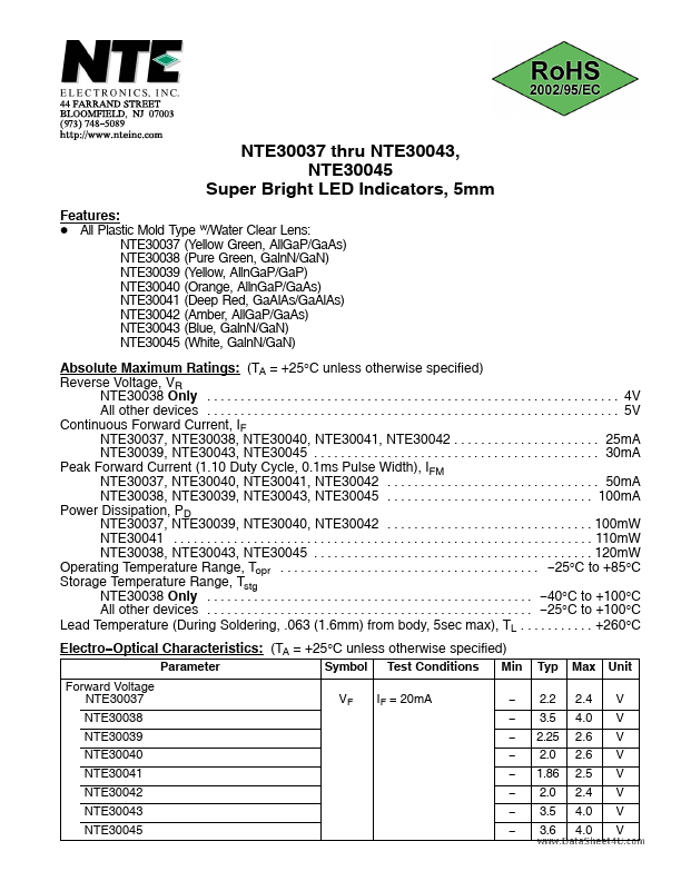 NTE30040