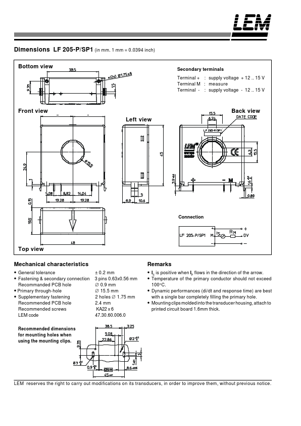 LF205P