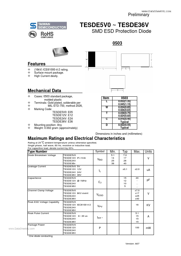 TESDL24V