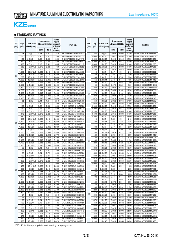 EKZE100Exx181MH07D