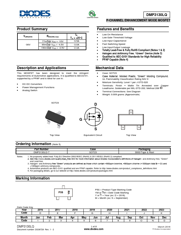 DMP3130LQ