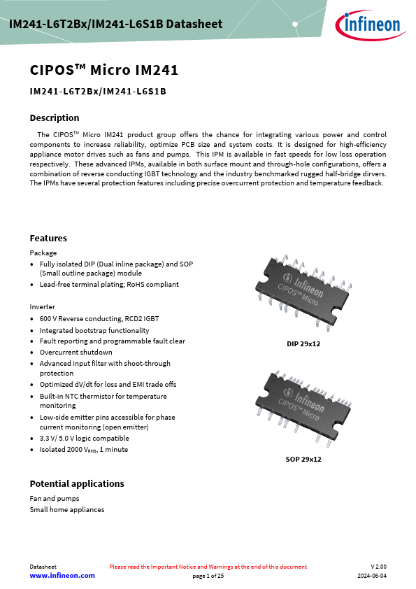 IM241-L6T2B Datasheet Preview