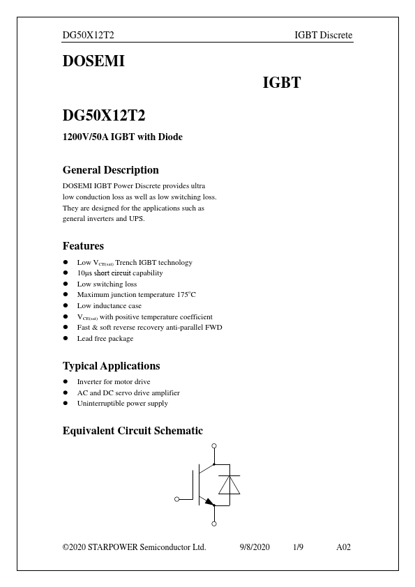 DG50X12T2 Datasheet Preview