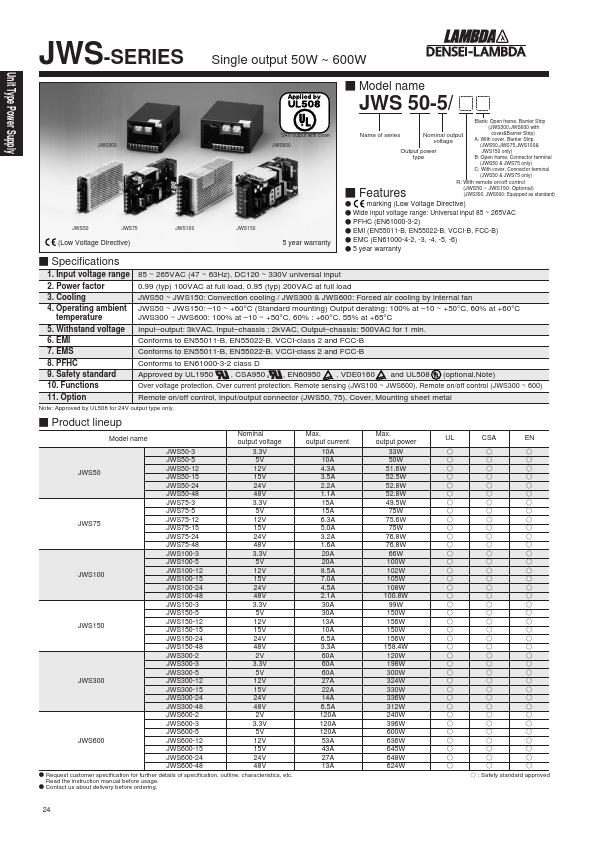 JWS600-12