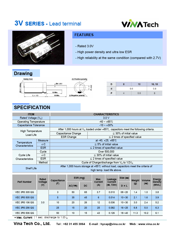 VEC3R0305QG