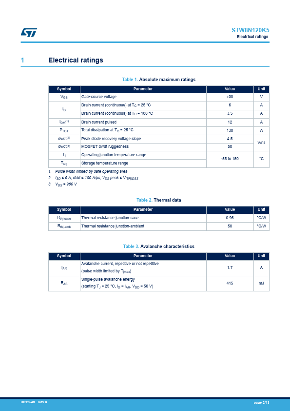 STW8N120K5