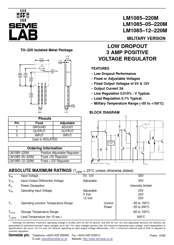 LM1085-05-220M