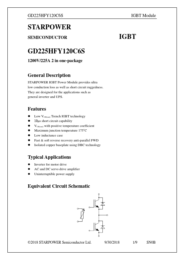 GD225HFY120C6S Datasheet Preview