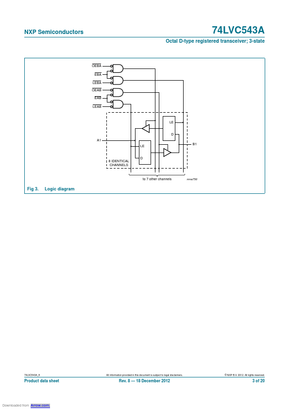 74LVC543A