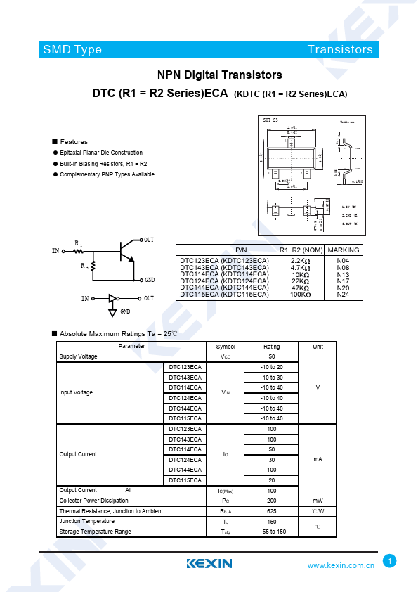 KDTC115ECA