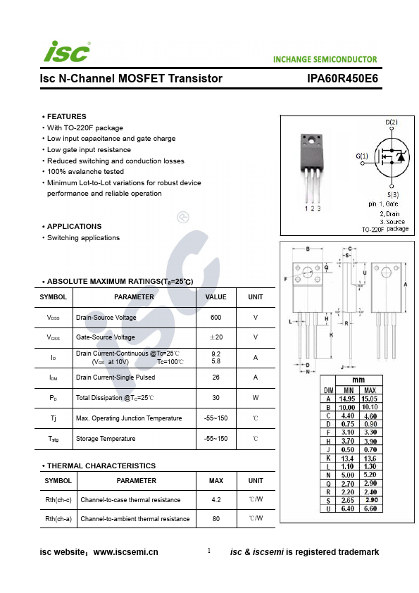 IPA60R450E6