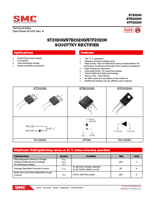 STB20200 Datasheet Preview