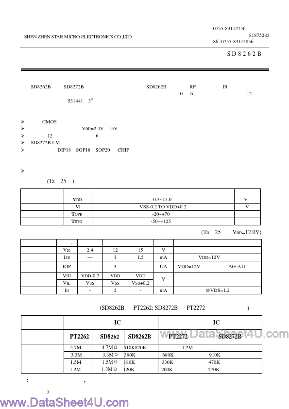 SD8262B