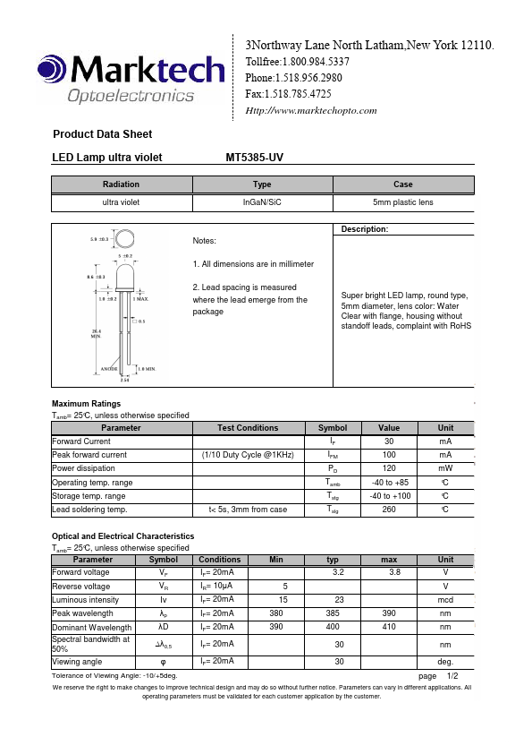 MT5385-UV