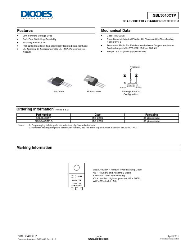 SBL3040CTP