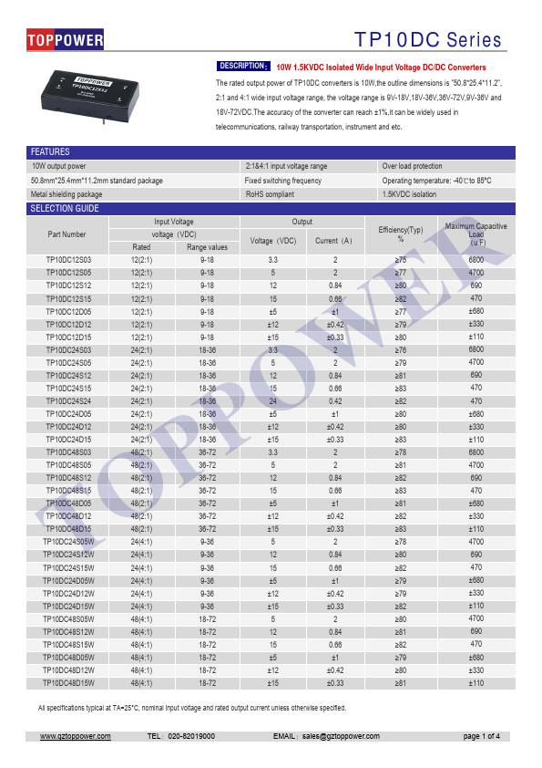 TP10DC48D05W