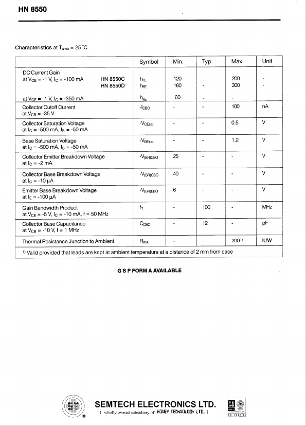 HN8550C