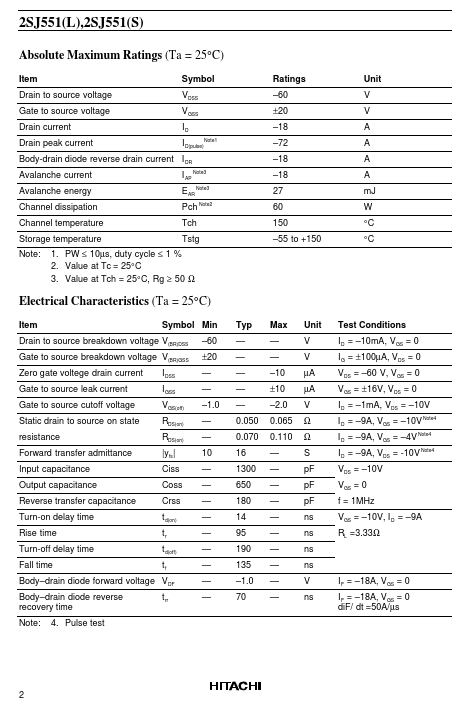 2SJ551L