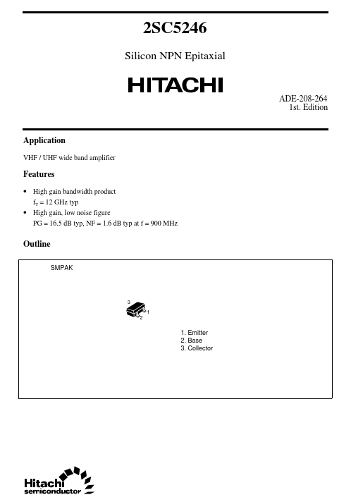2SC5246 Datasheet Preview