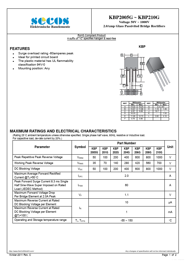 KBP206G