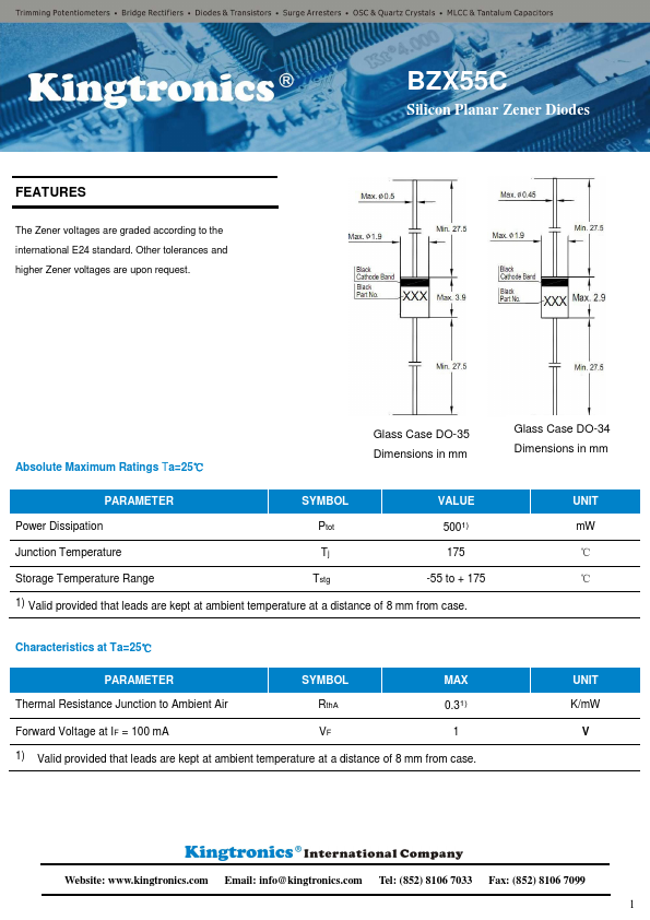 BZX55C3V3