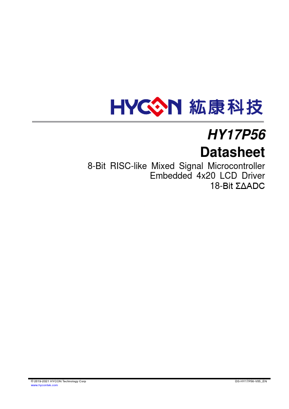 HY17P56 Datasheet Preview