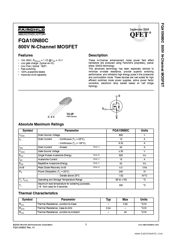 FQA10N80C