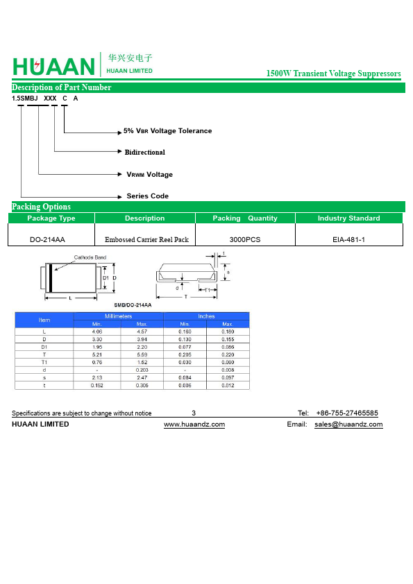 1.5SMBJ9.1A