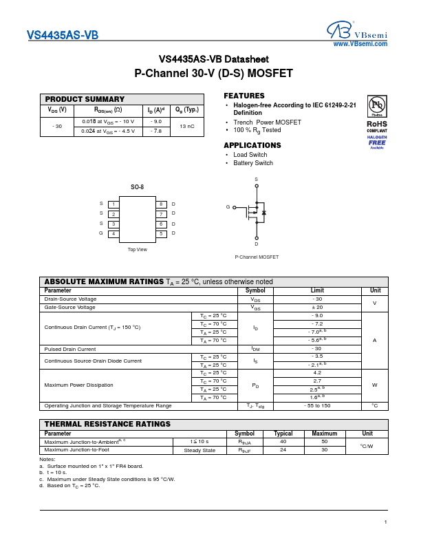 VS4435AS Datasheet Preview