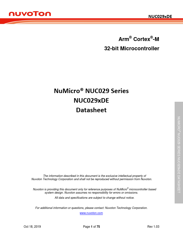 NUC029FAE