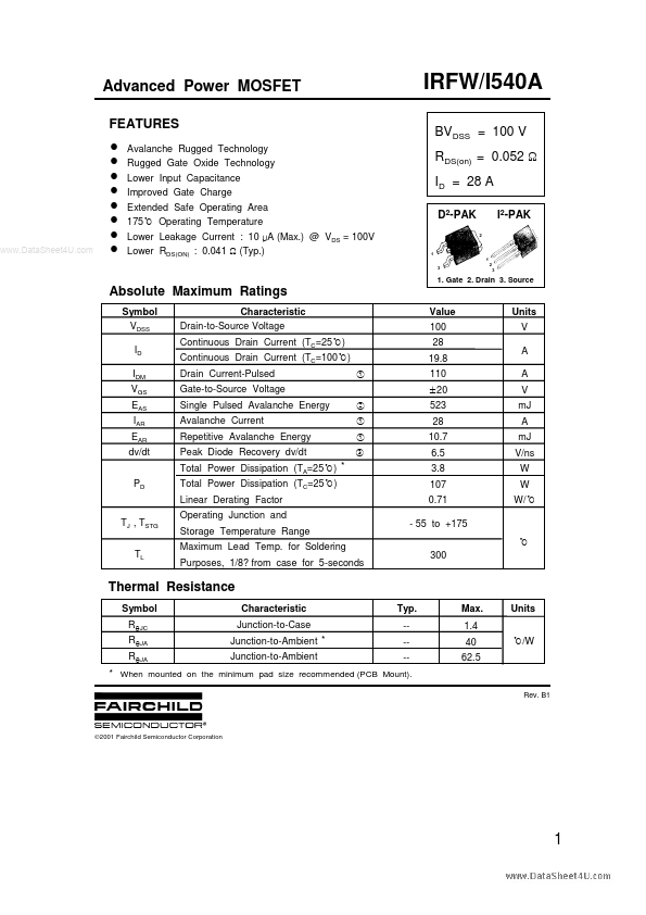 IRFI540A