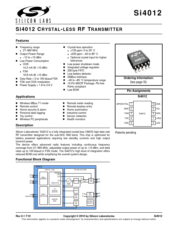 SI4012