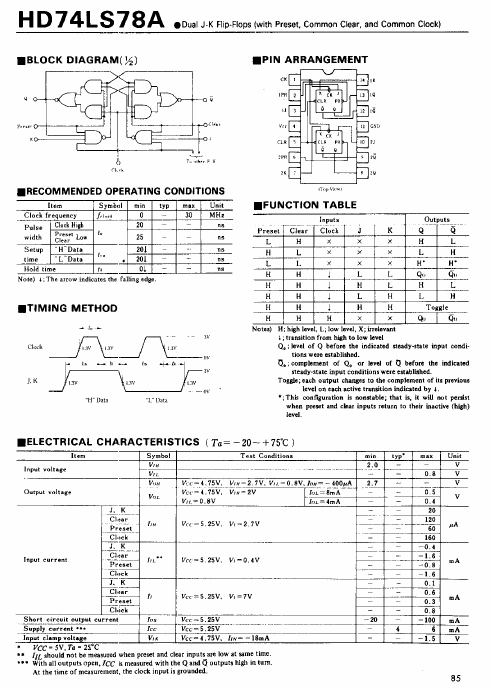 HD74LS78A