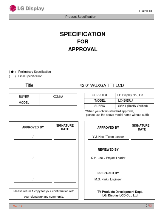 LC420DUJ-SGK1