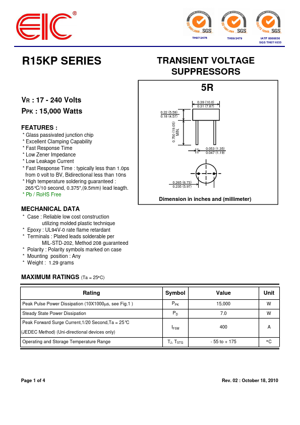 R15KP40A