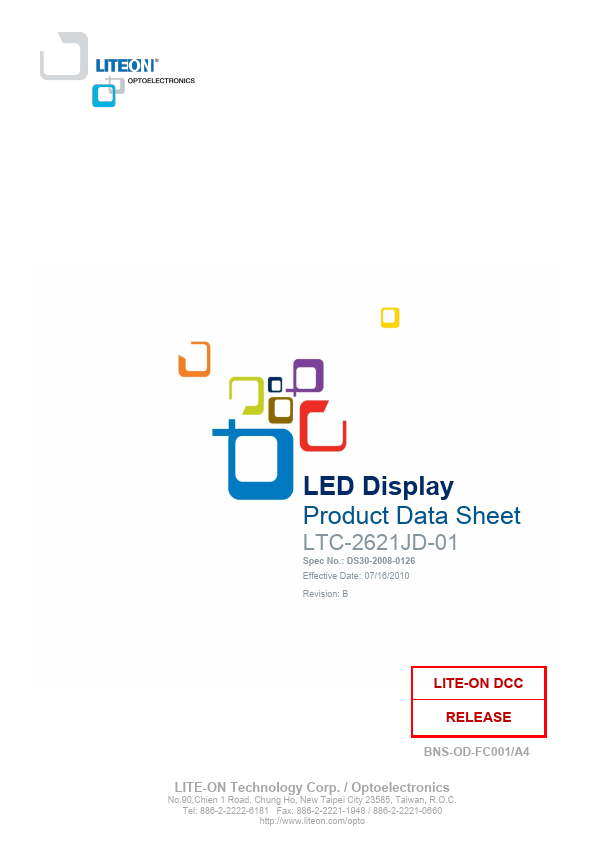 LTC-2621JD-01 Datasheet Preview