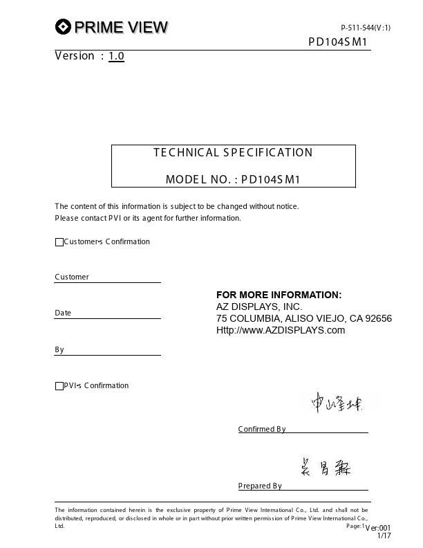 PD104SM1 Datasheet Preview