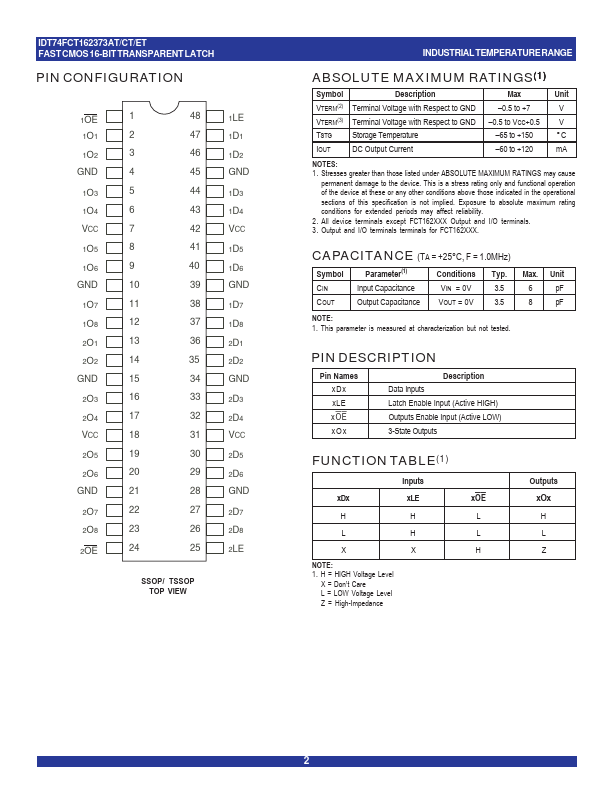 IDT74FCT162373AT