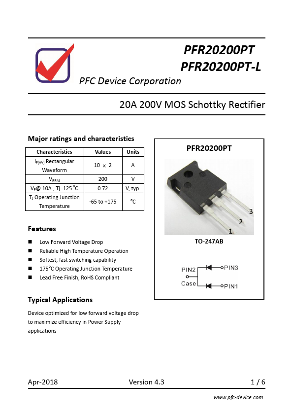 PFR20200PT